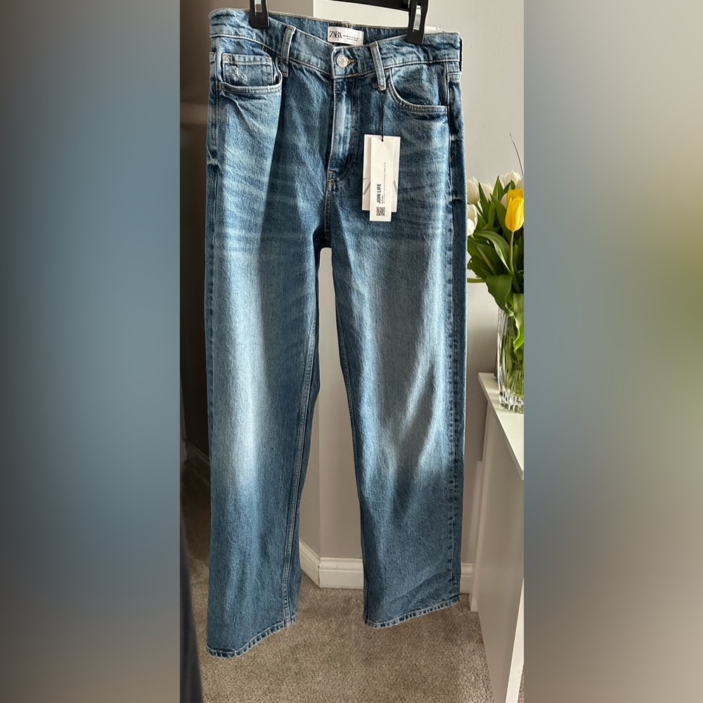 Zara Barrel Leg Jeans